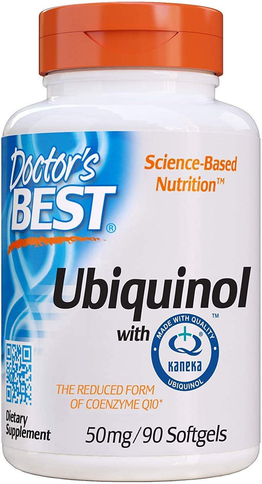 Doctor's Best Ubiquinol with Kaneka QH, 50mg - 90 softgels