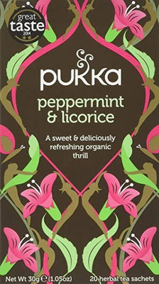 Pukka Herbs Peppermint & Licorice Tea 20 bags