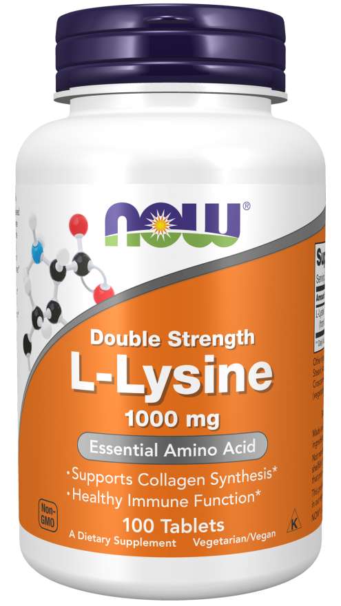 NOW Foods L-Lysine, 1000mg - 100 tabs