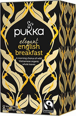 Pukka Herbs Elegant English Breakfast tea FT 20 Bags