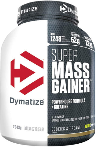 Dymatize Super Mass Gainer, Cookies & Cream - 2943g