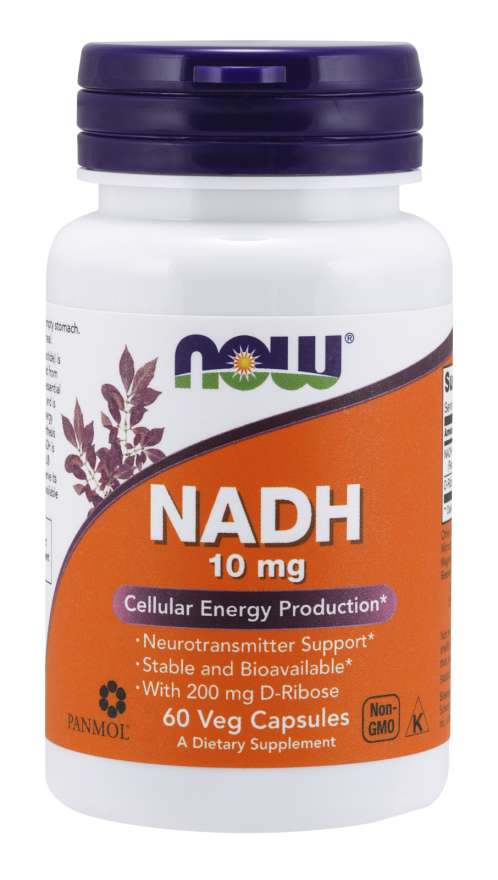 NOW Foods NADH, 10mg - 60 vcaps