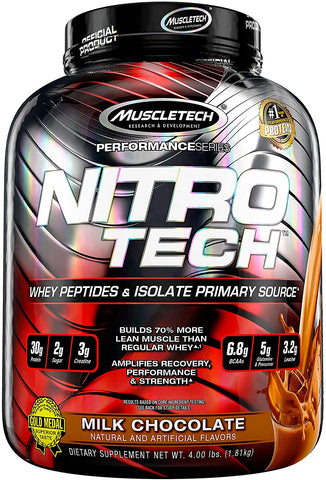 MuscleTech Nitro-Tech, Milk Chocolate - 1800g