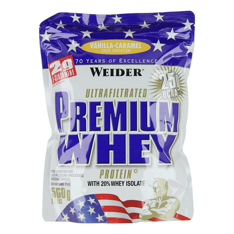 Weider Premium Whey, Vanilla-Caramel - 500g