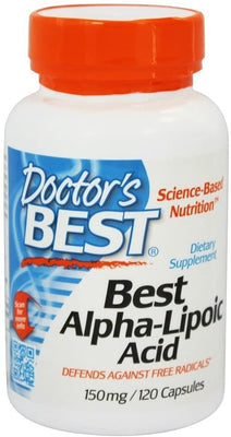 Doctor's Best Alpha Lipoic Acid, 150mg - 120 vcaps