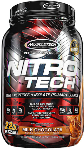 MuscleTech Nitro-Tech, Milk Chocolate - 907g