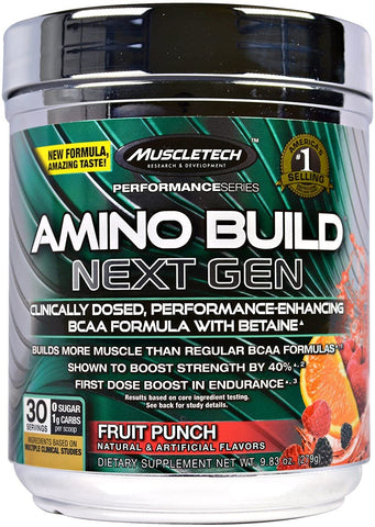 MuscleTech Amino Build - Next Gen, Fruit Punch - 279g