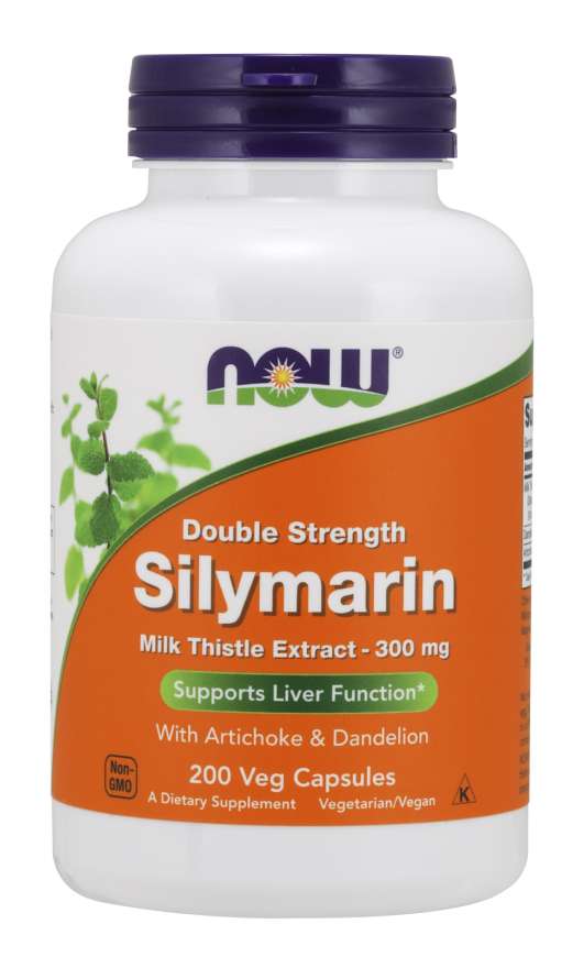 NOW Foods Silymarin with Artichoke & Dandelion, 300mg - 200 vcaps