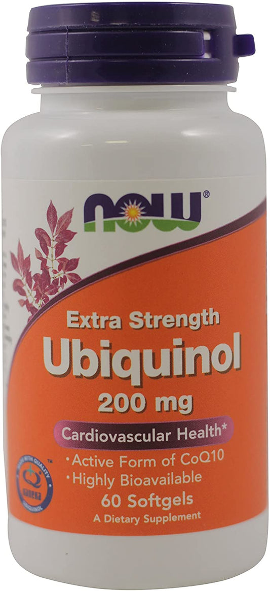 NOW Foods Ubiquinol, 200mg - 60 softgels
