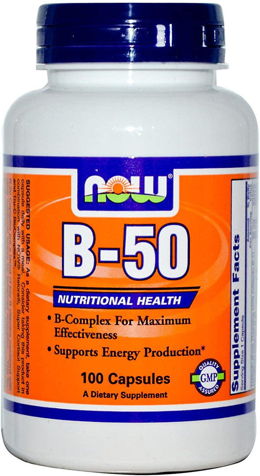 NOW Foods Vitamin B-50 - 100 vcaps