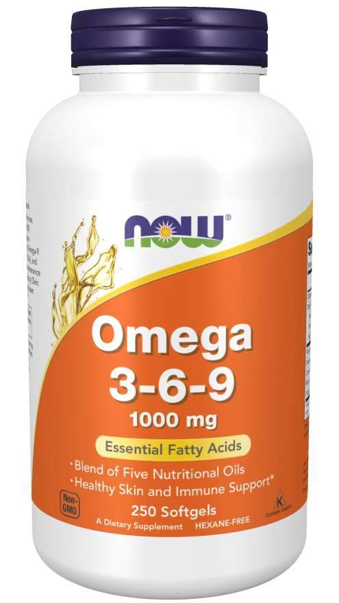NOW Foods Omega 3-6-9, 1000mg - 250 softgels