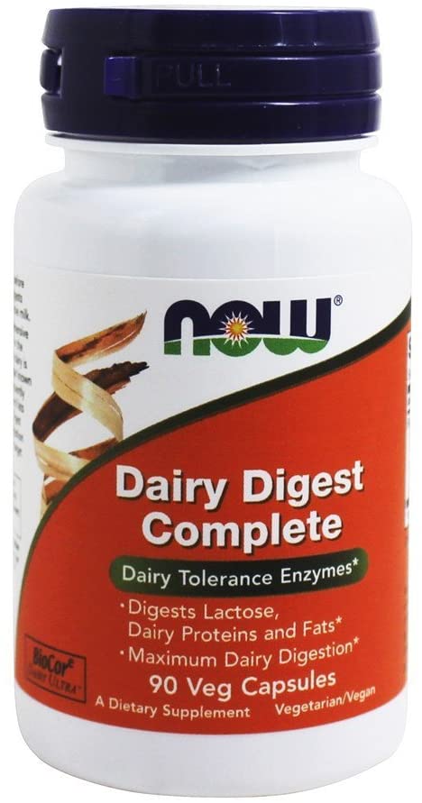 NOW Foods Dairy Digest Complete - 90 vcaps