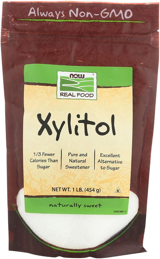 NOW Foods Xylitol, 100% Pure - 454g