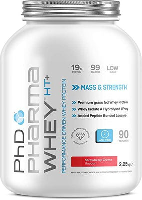 PhD Pharma Whey HT+, Strawberry Creme - 2250g