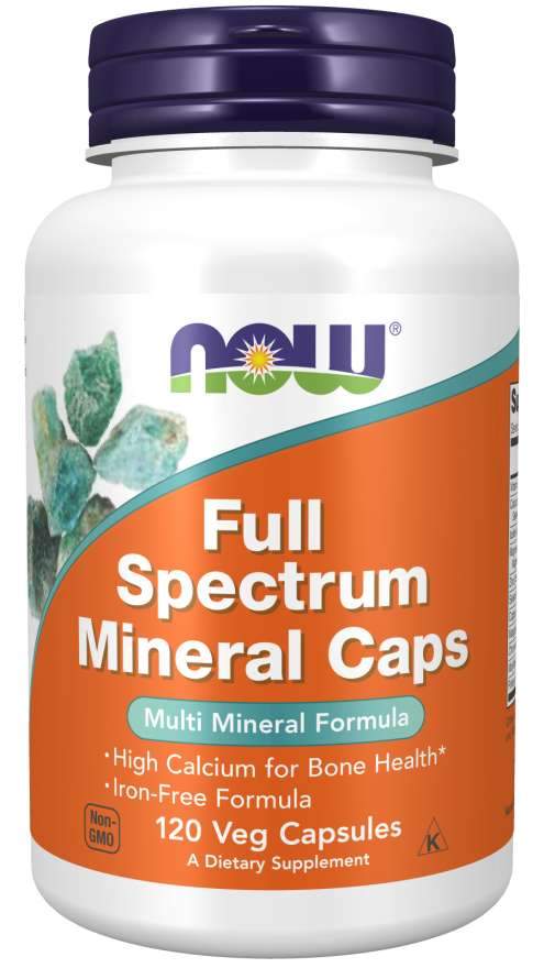 NOW Foods Full Spectrum Minerals, Iron-Free - 120 caps