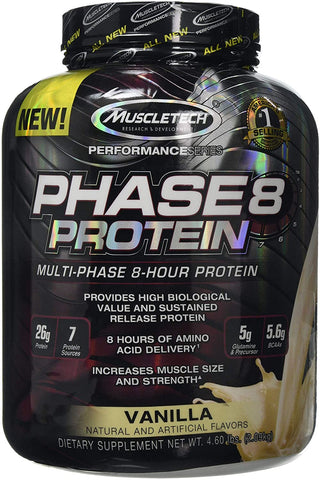 MuscleTech Phase8 Protein, Vanilla - 2090g