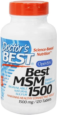 Doctor's Best MSM with OptiMSM Vegan, 1500mg - 120 tabs