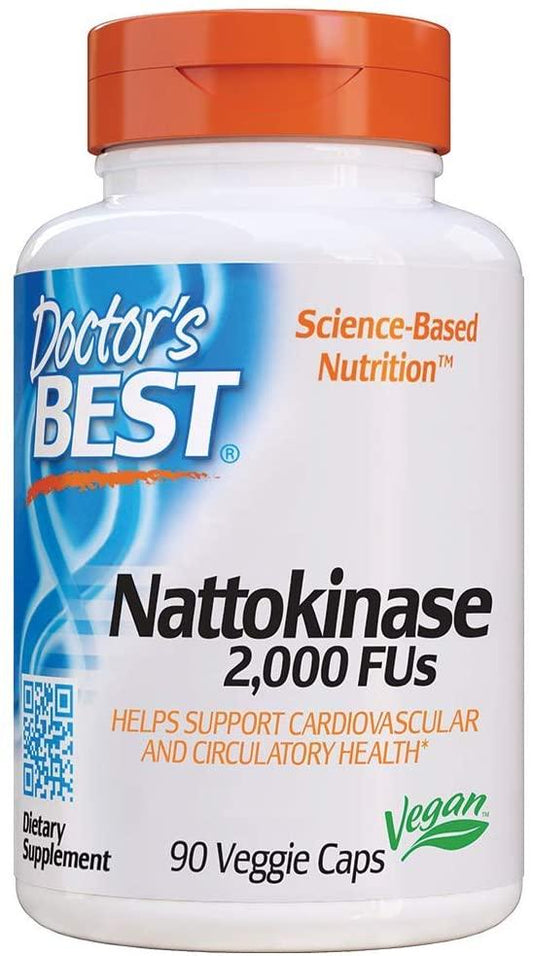 Doctor's Best Nattokinase, 2000 FUs - 90 vcaps