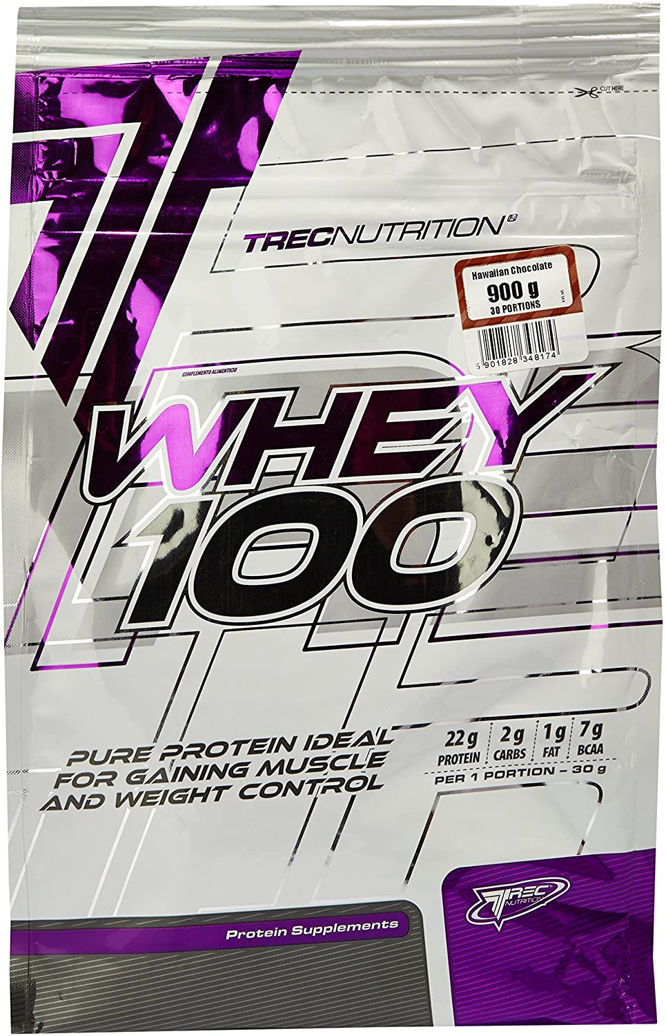 Trec Nutrition Whey 100, Chocolate Coconut - 900g