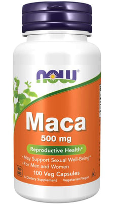 NOW Foods Maca, 500mg - 100 vcaps