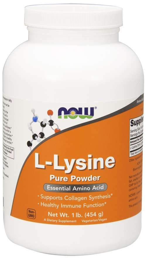 NOW Foods L-Lysine, 1000mg (Powder) - 454g