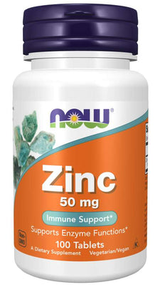 NOW Foods Zinc, 50mg - 250 tabs