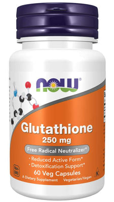 NOW Foods Glutathione, 250mg - 60 vcaps
