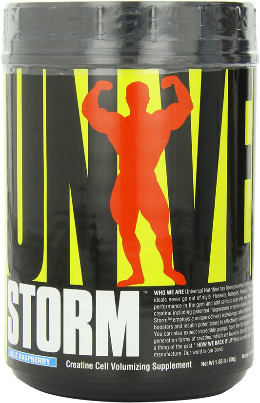 Universal Nutrition Storm, Blue Raspberry - 750g