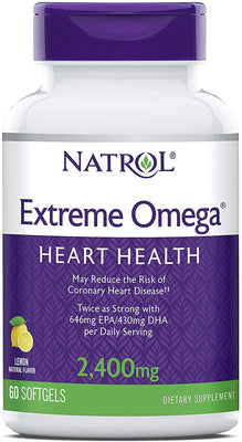 Natrol Extreme Omega, 2400mg - 60 softgels