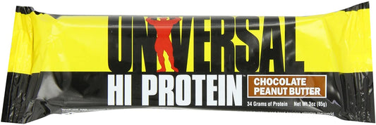 Universal Nutrition Hi Protein Bars, Chocolate Peanut Butter - 16 bars