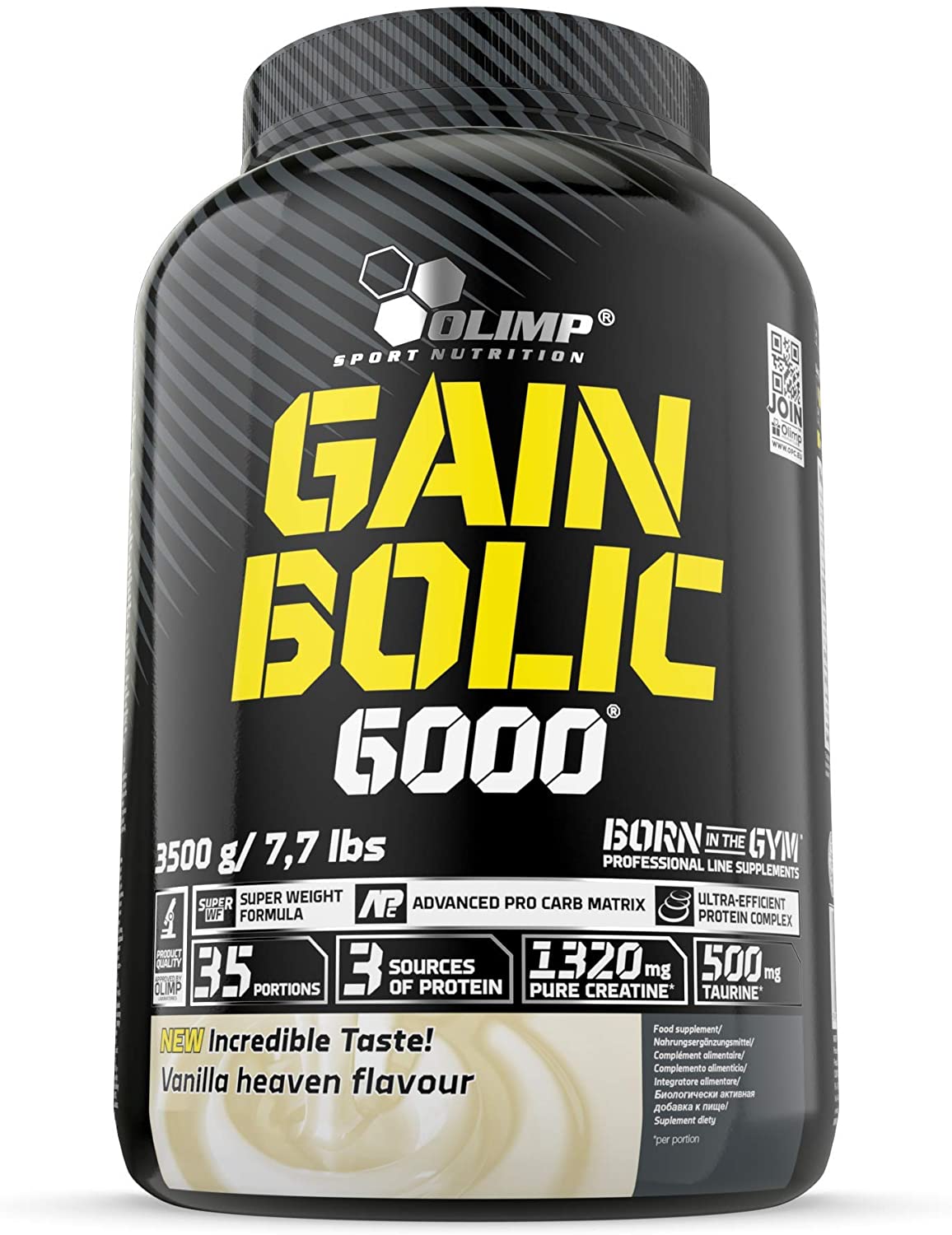 Olimp Nutrition Gain Bolic 6000, Vanilla - 3500g