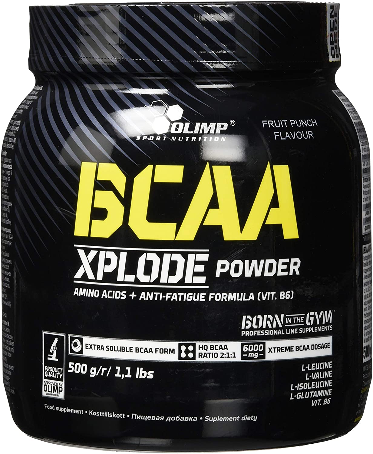 Olimp Nutrition BCAA Xplode, Fruit Punch - 500g