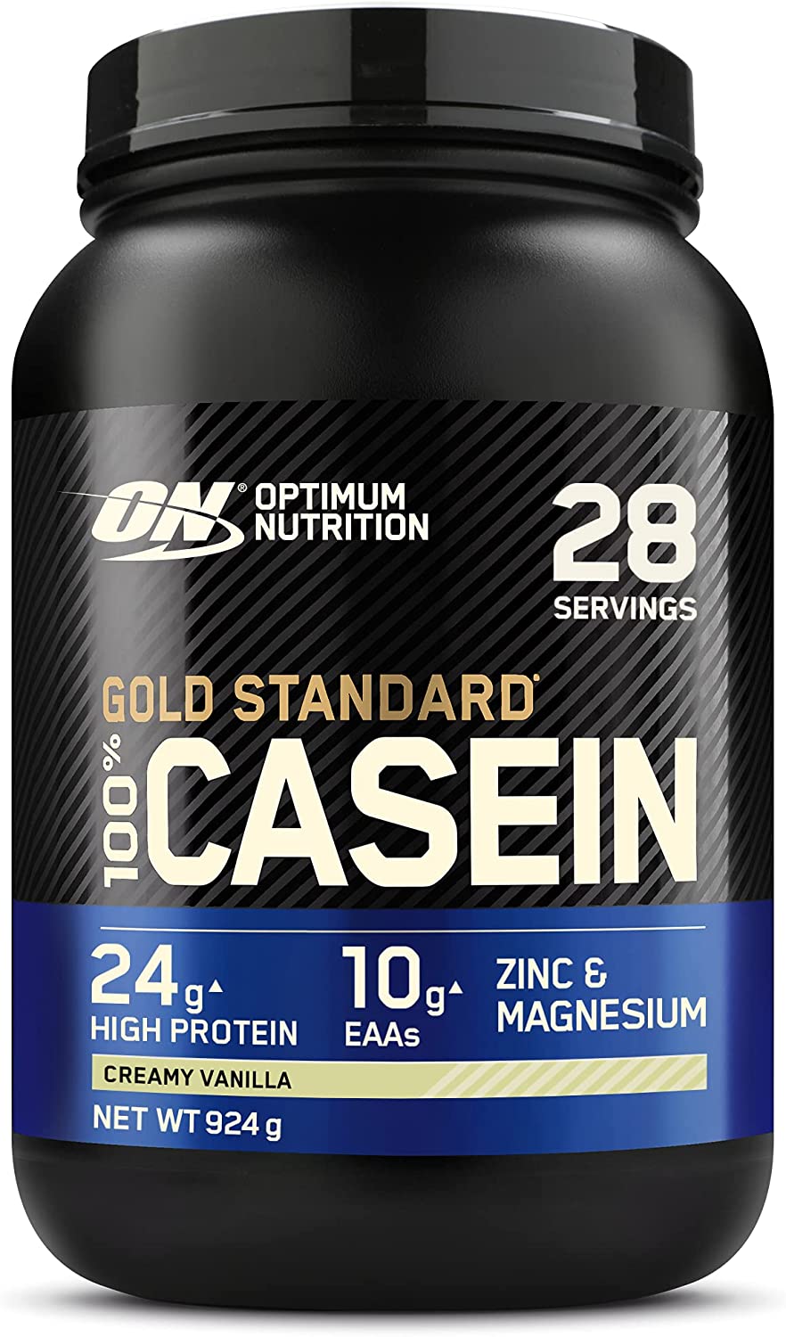 Optimum Nutrition Gold Standard 100% Casein, Creamy Vanilla - 908g