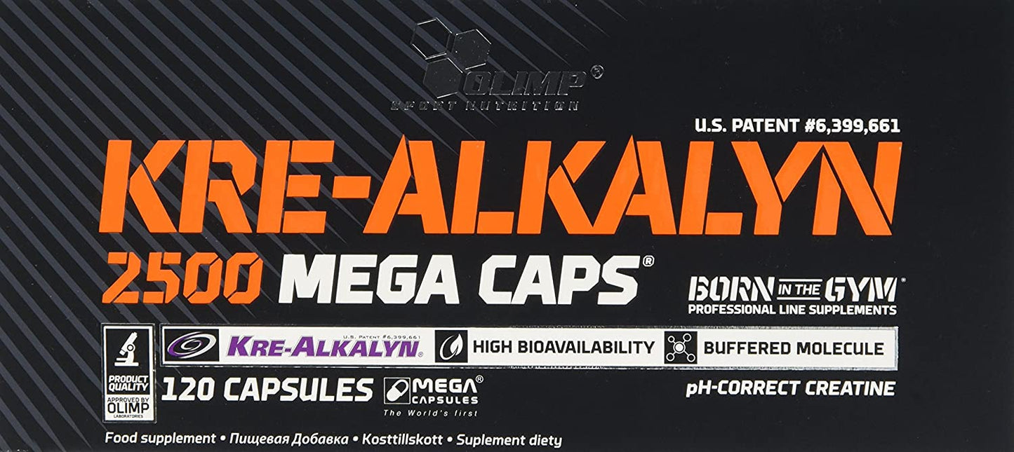 Olimp Nutrition Kre-Alkalyn 2500 Mega Caps - 120 caps