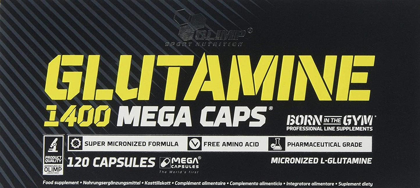 Olimp Nutrition Glutamine Mega Caps - 120 caps