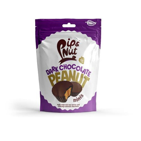 Pip & Nut Dark Choc Peanut B bags 88g (pack of 8)