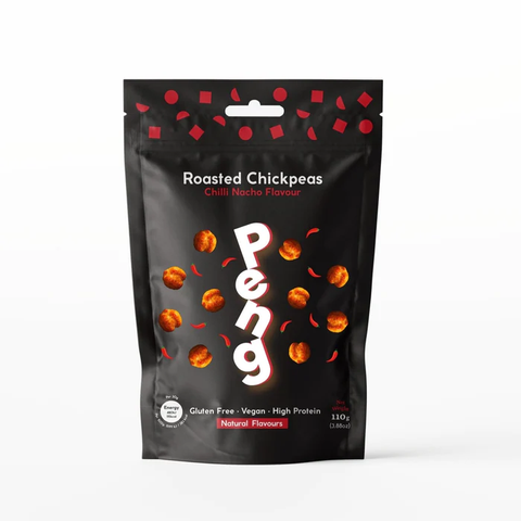 Peng Chilli Nacho Roasted Chickpeas Snack 110g (Pack of 36)