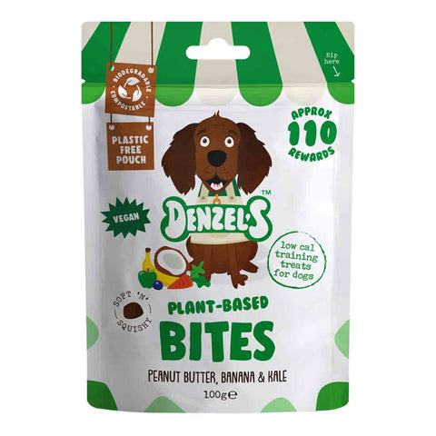 Denzel's Plant-Based Vegan Dog Bites 100g (Pack of 10)
