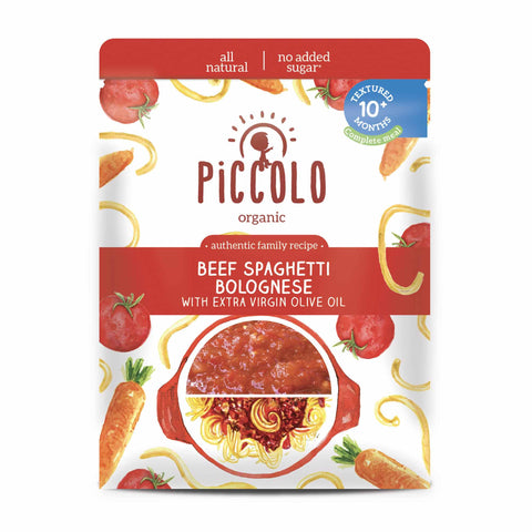 Piccolo Foods Organic Beef Spaghetti Bol 180g (Pack of 4)