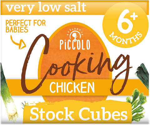 Piccolo Foods Stock Cubes Chicken 48g (Pack of 5)