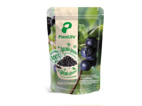 PlantLife Organic Aronia Berries 275g (Pack of 7)