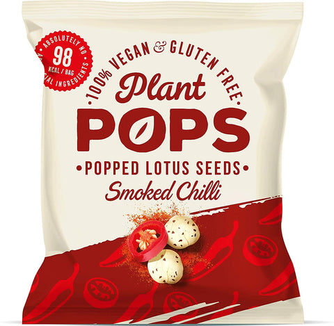 Plant Pops Lotus Seeds - Smoked Chilli 20g (Pack of 24)