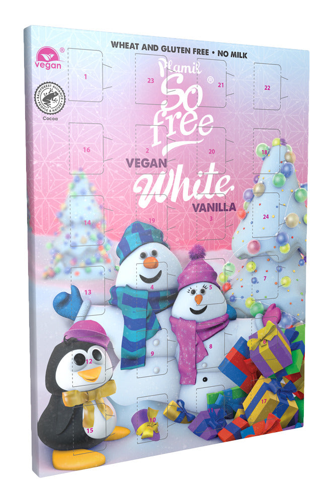 Plamil So Free Advent Calendar White 110g (Pack of 6)