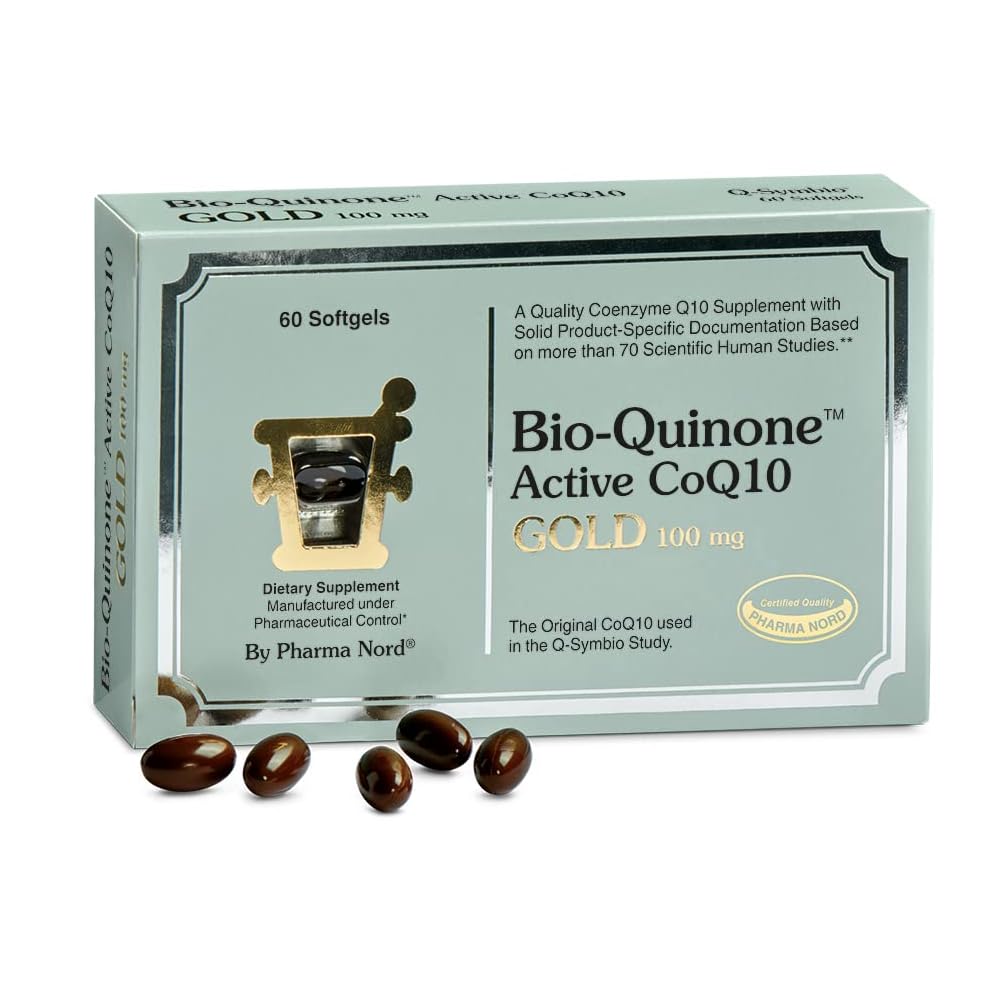 Pharma Nord Bio-Quinone Q10 Gold 100mg 60 Capsules (Pack of 5)