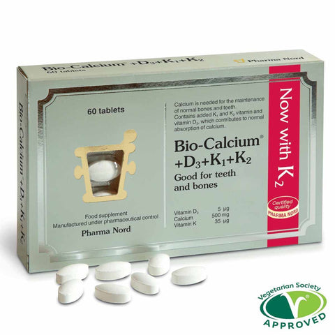 Pharma Nord Bio Calcium with Vitamin D3, K1 & K2 60 Tablets