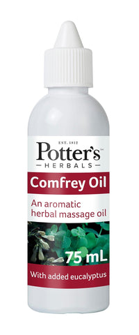 Potters Comfrey Oil with Eucalyptus 75ml (Pack of 5)