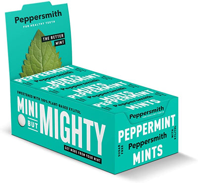 Peppersmith Fine English Peppermint Mints 15g (Pack of 12)