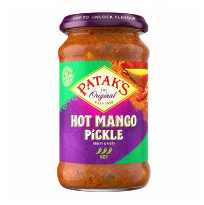 Pataks Hot Mango Pickle 283g (Pack of 6)