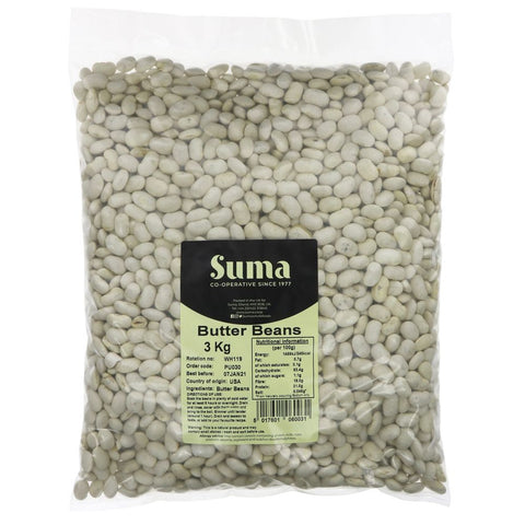 Suma Bagged Down Butter Beans 3kg