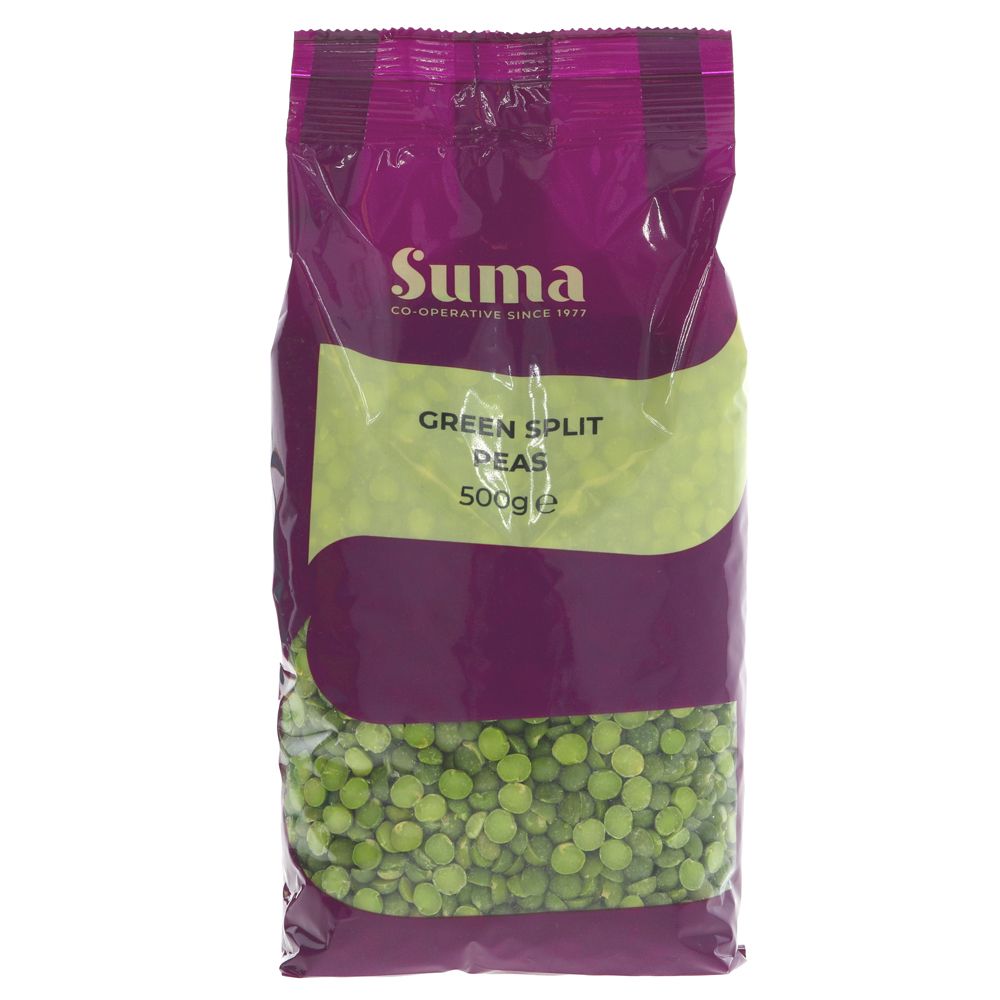 Suma Prepacks Green Split Peas 500g (Pack of 6)